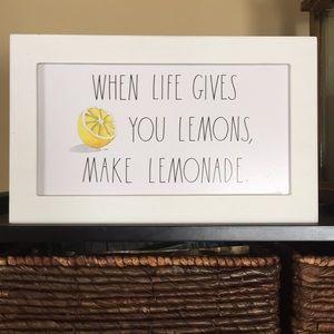 Rae Dunn lemonade 🍋 plaque